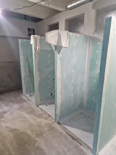 Rekonštrukcia sociálnych zariadení veliteľská budova